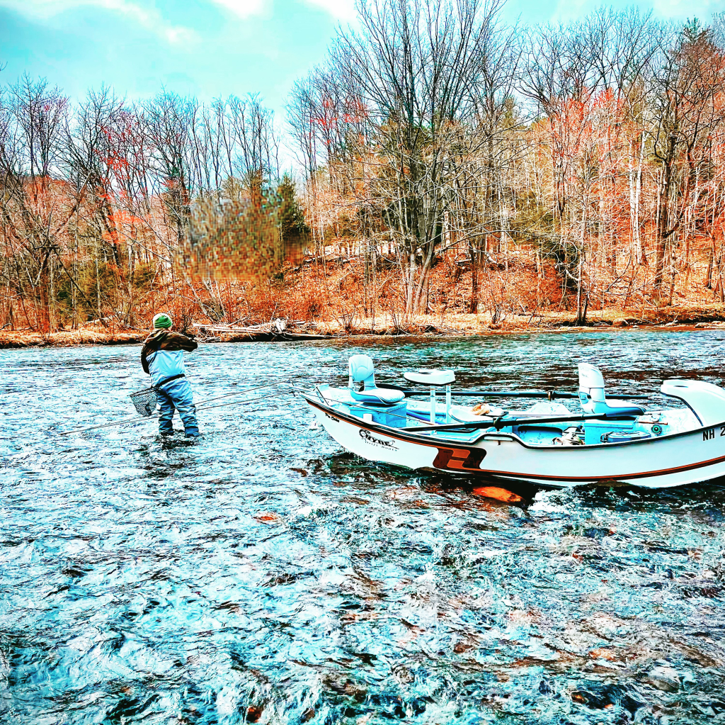 Hyde Boat fly fishing guide NH